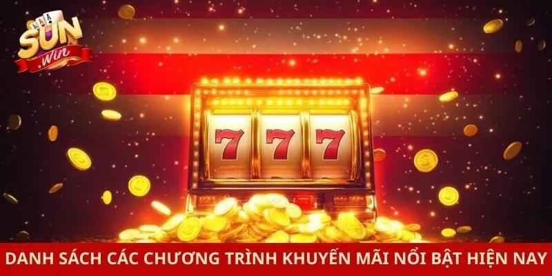 Danh sách các chương trình khuyến mãi nổi bật hiện nay