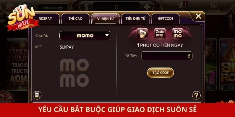 Yêu cầu bắt buộc giúp giao dịch suôn sẻ